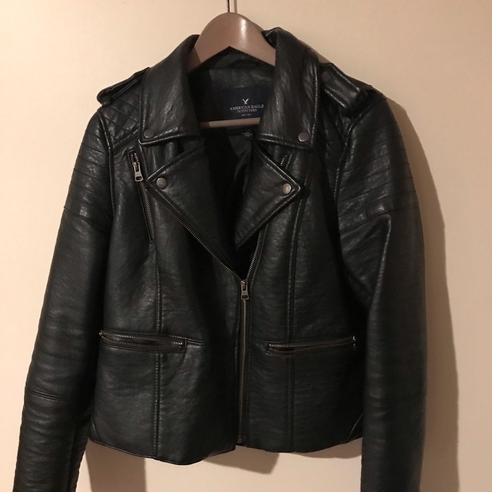 Faux Leather Jacket